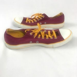 Converse All Star Red with Yellow Size 11